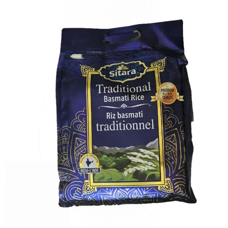 Sitara Basmati Rice 4.54kg (10 lb) image 0