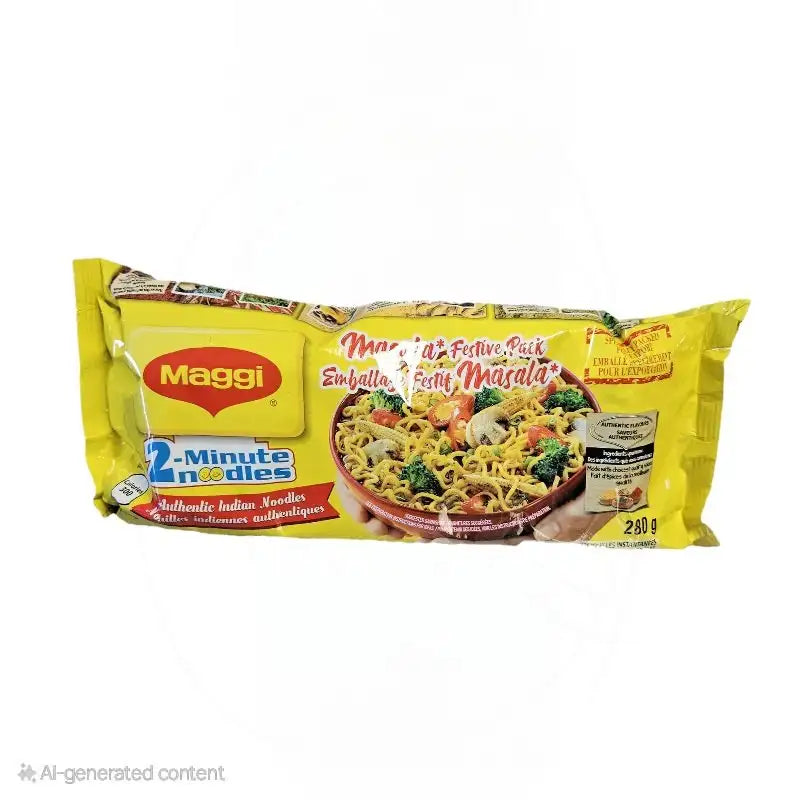 Maggi 2 minute noodles Masala* festive pack 280g image 0