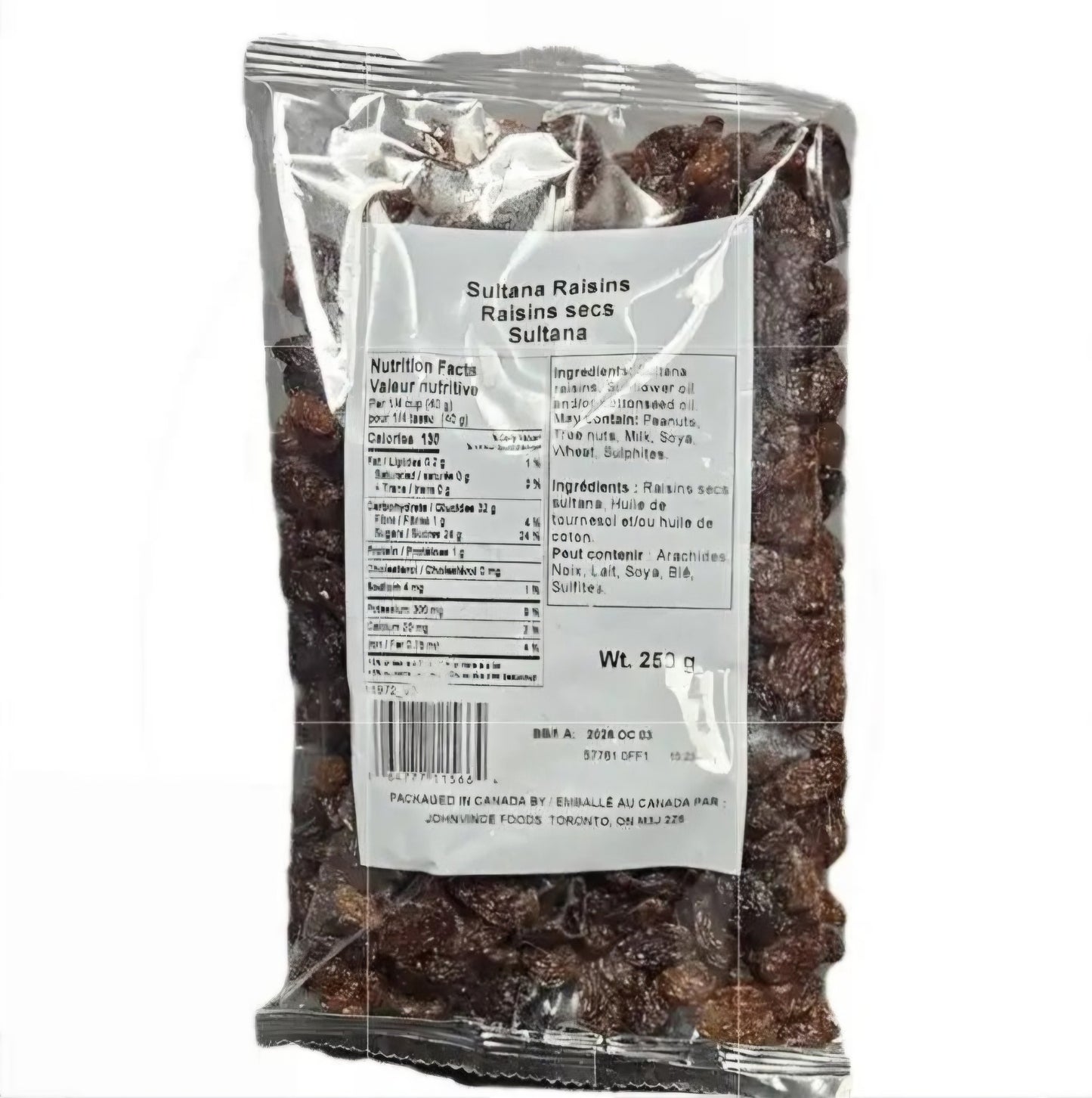 Sultana Raisins 250g