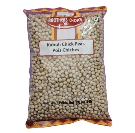 Brothers Choice Kabuli Chick Peas 1.81kg:  Chick Peas , white chana , kadala image 0