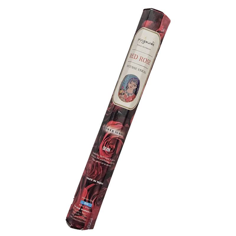 Poojawale Red Rose Incense Sticks(chandana thiri) image 0