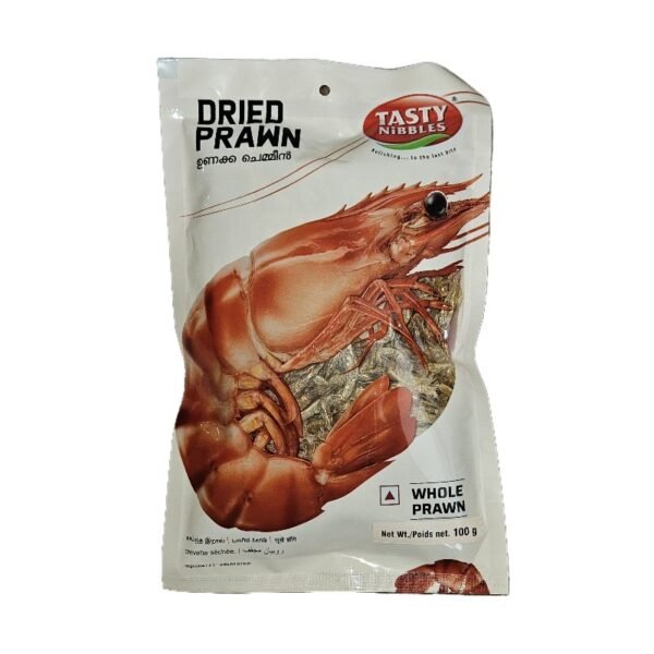 Tasty Nibbles Dried Prawn 100g(unakka chemeen)