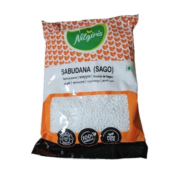 Nilgiris Sabudana(Pearl Tapioca) sago1Kg(Chavari chovari)