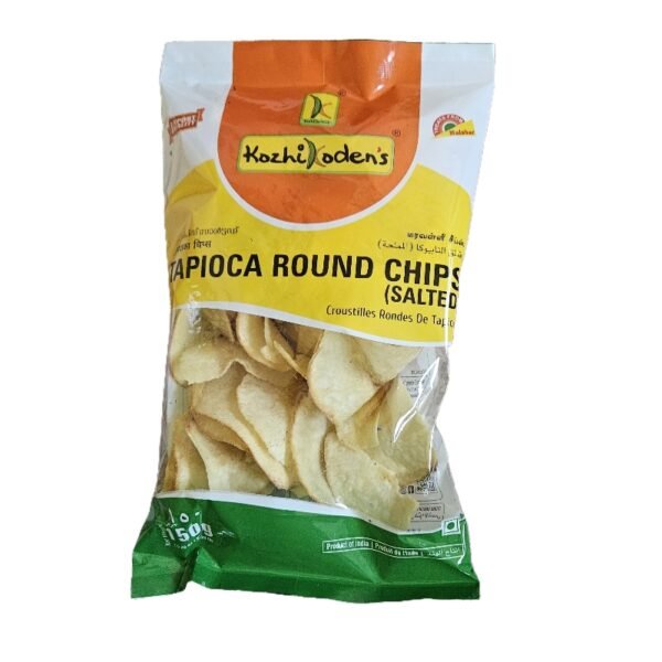 Kozhikodens Tapioca Round Chips Salted 150g