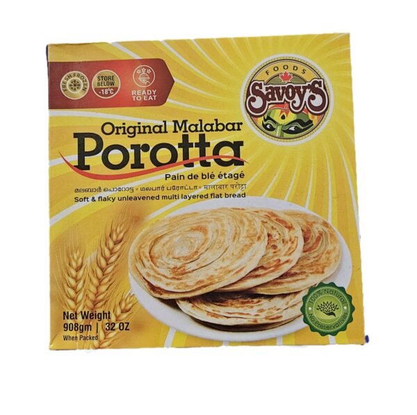 Savoys Malabar Porotta Family Pack 2lbs (Frozen)