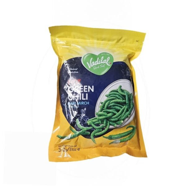 Vadilal Frozen Green Chili kerala 312g ( hari mirchi, pacha mulaku, chilly)