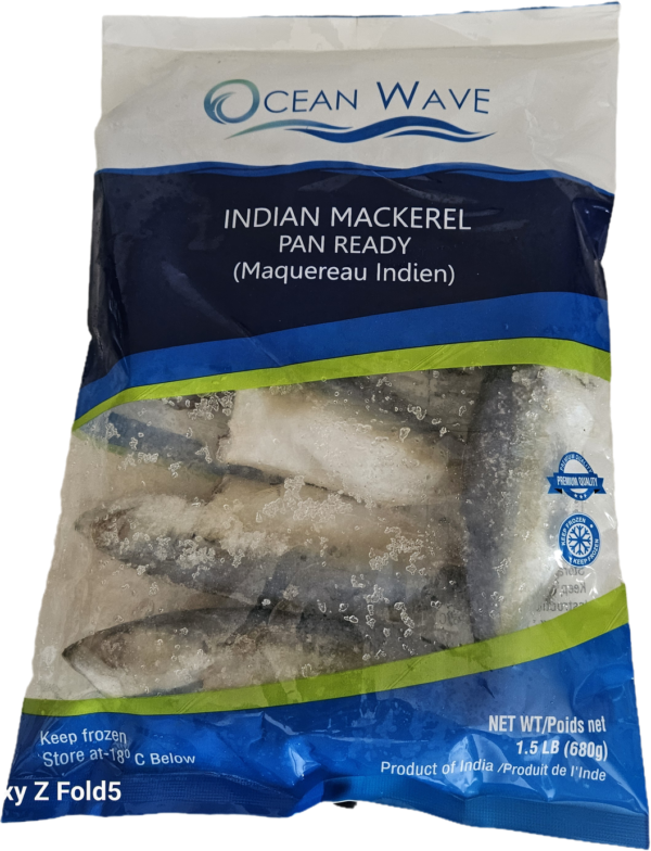 Ocean Wave Frozen Indian Makeral Pan-Ready 1.5Lb
fish