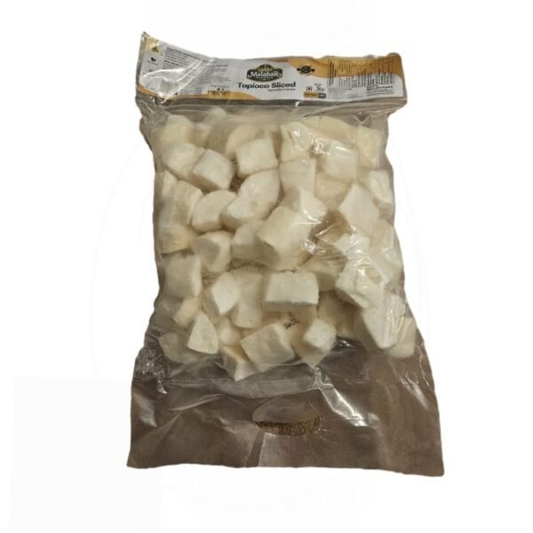 Crown Malabar Frozen Tapioca Sliced 5lbs, 2.27kg (Kolli, Koli, Kappa)