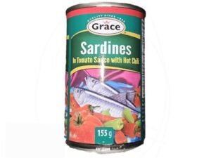 Ggrace Sardines in Tomato Sauce with Hot  Chili 155g