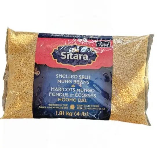 Sitara shelled split mung beans 1.8kg moong dal