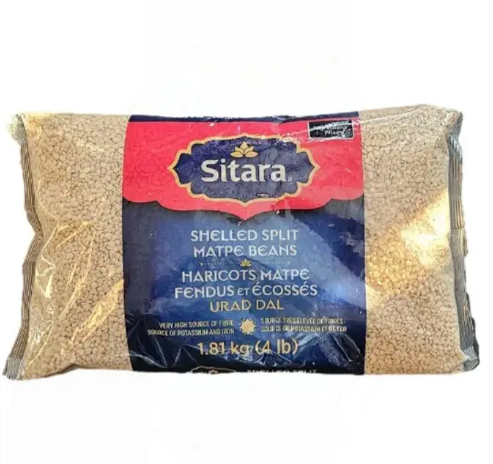 Sitara shelled split matpe beans 1.8kg uzhunnu