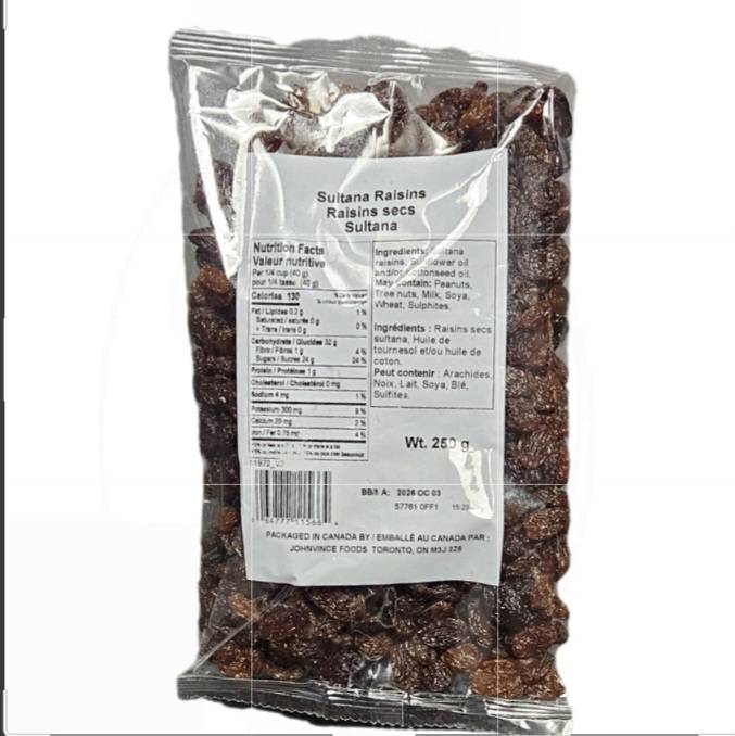 Sultana Raisins 250g