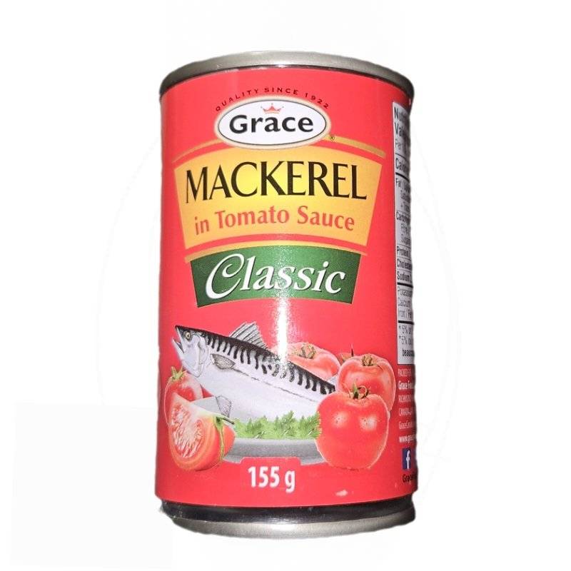 Grace Mackerel in Tomato Sauce Classic 155g
